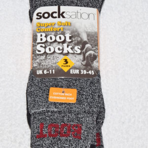 Socksation Cotton Rich Boot Socks 6-11